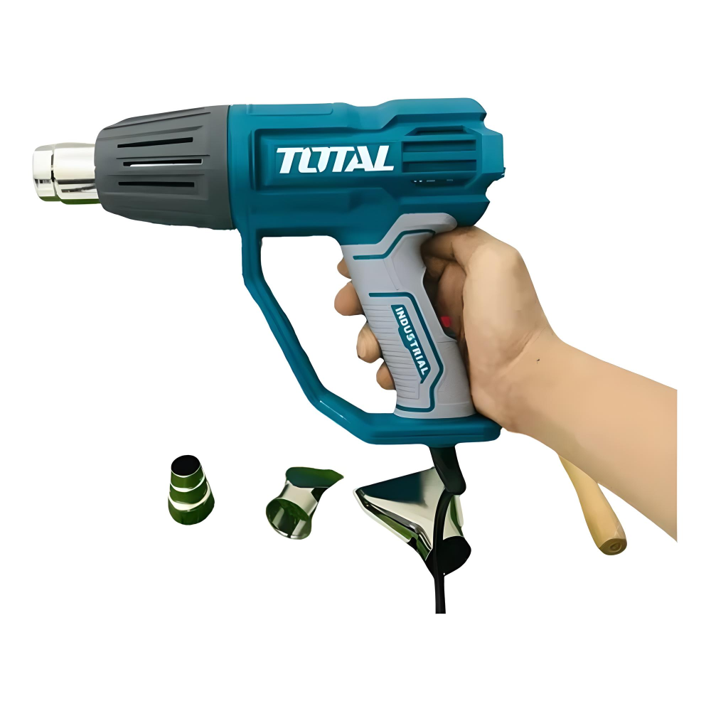 Pistola De Calor Total 2000w 3 Temperaturas Con Accesorios - Imagen 2