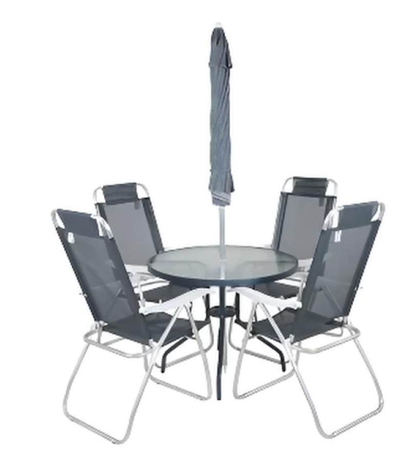 Juego De Mesa Bel Noronha Gris - Imagen 2